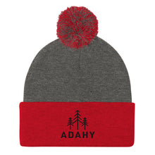 Load image into Gallery viewer, Adahy Pom-Pom Beanie (Black Logo)